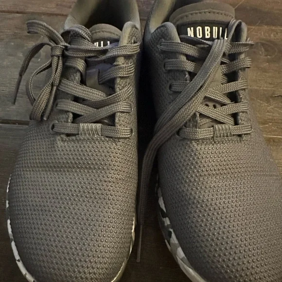 NOBULL Charcoal Sneakers with Camo Sole - Picture 5 of 6